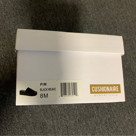 Sandals (Cushionaire Memory Foam PIM Black Weave) - Picture 6 of 7